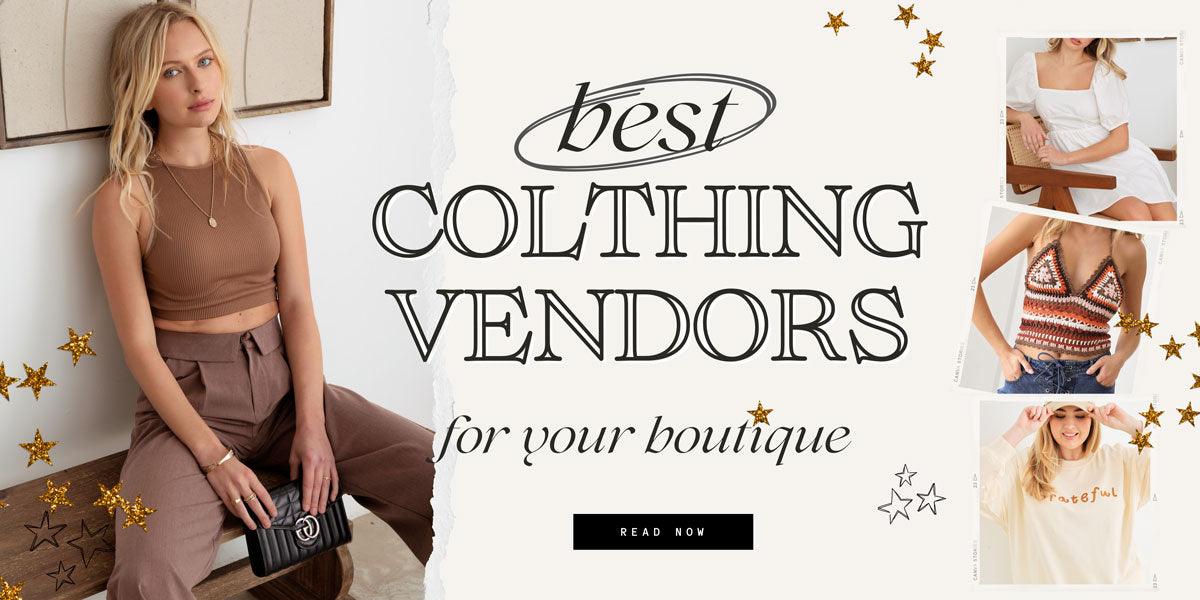 Clothing vendors for deals boutiques