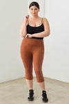 Plus Size Capri Yoga Leggings Pants - Tasha Apparel Wholesale