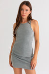 Binding Tank Washed Rib Mini Dress