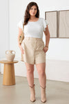 Plus Size High Waist Shorts - Tasha Apparel Wholesale