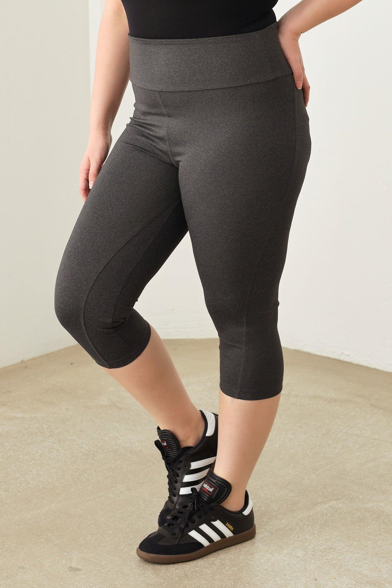 Plus size capri yoga pants best sale