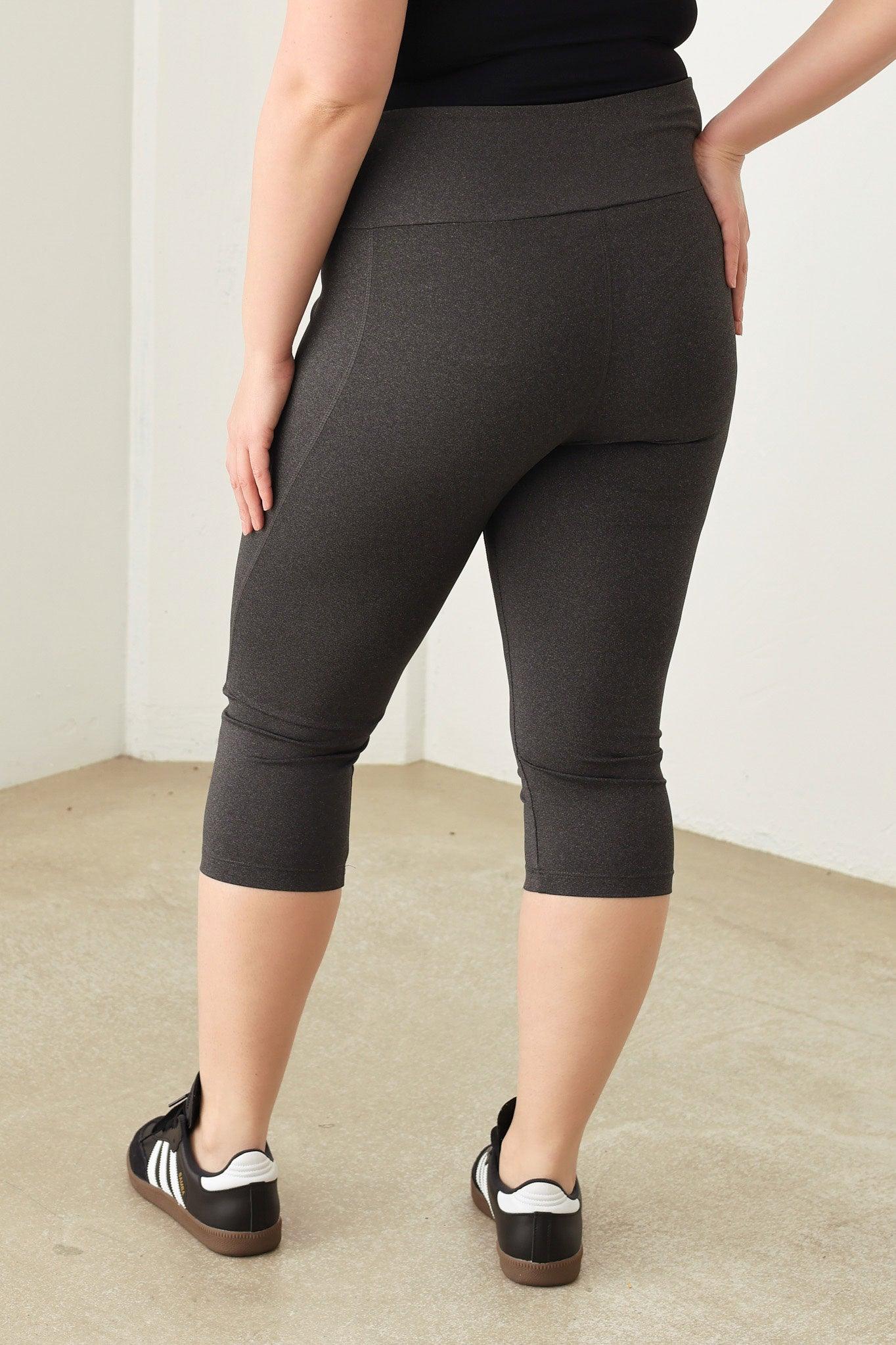 Plus Size Capri Yoga Pants - Tasha Apparel Wholesale