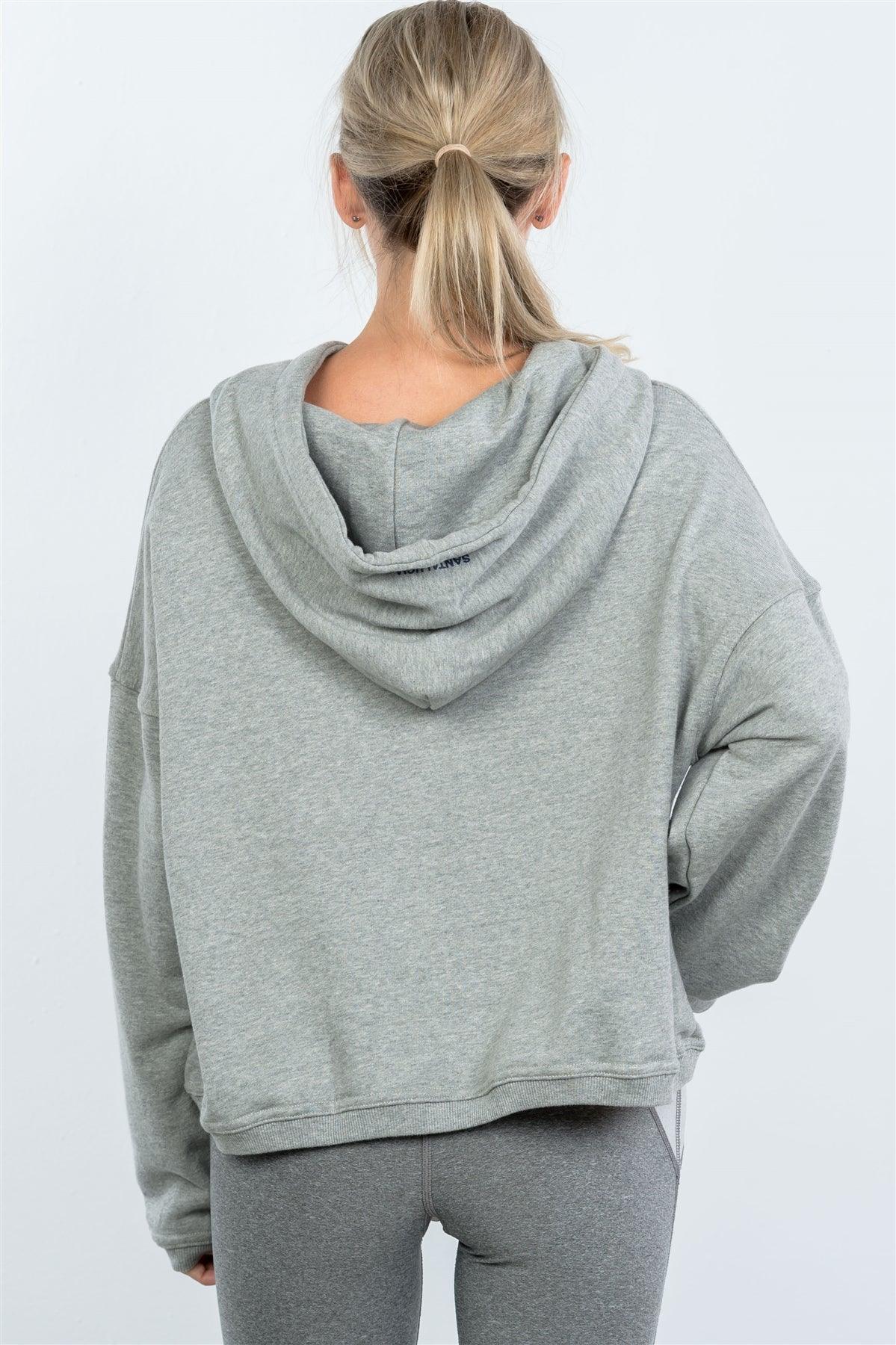 Grey Venice Pullover Hoodie / 3-2-1