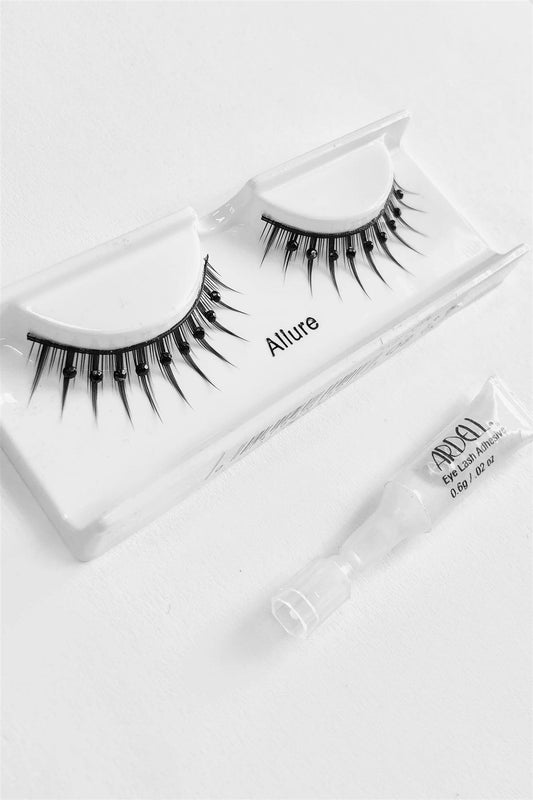 Dropship Black Tie Rhinestone False Eye Lashes