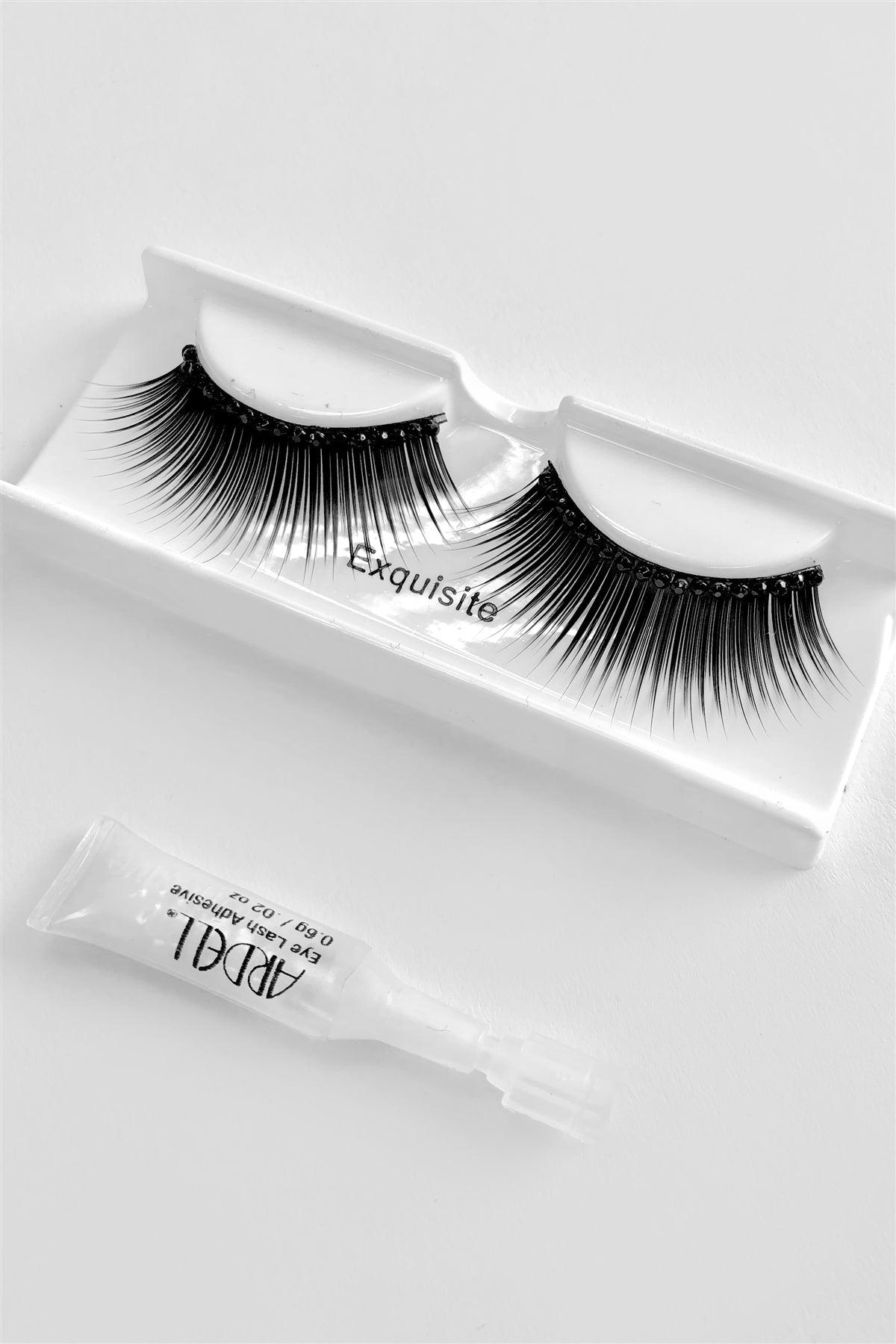 Black Tie False Enhance Eye Lashes /6 pairs