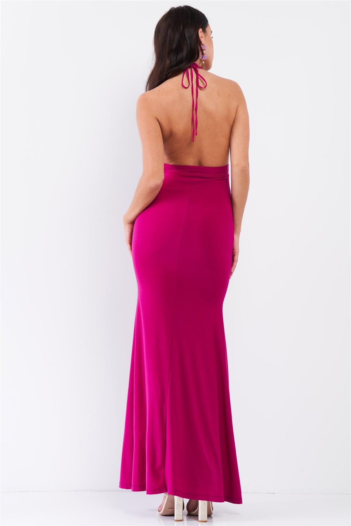 Cut out front mermaid maxi evening dress best sale