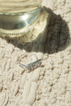 Silver Metallic Bar Ring /6 Pieces