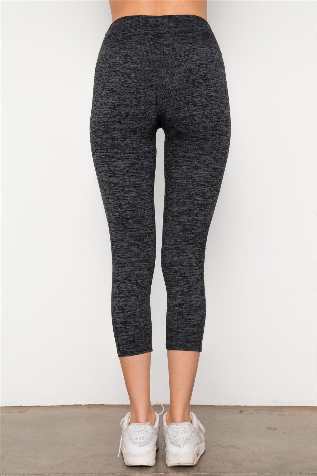 Grey Athletic Capri Leggings / 2-2-2