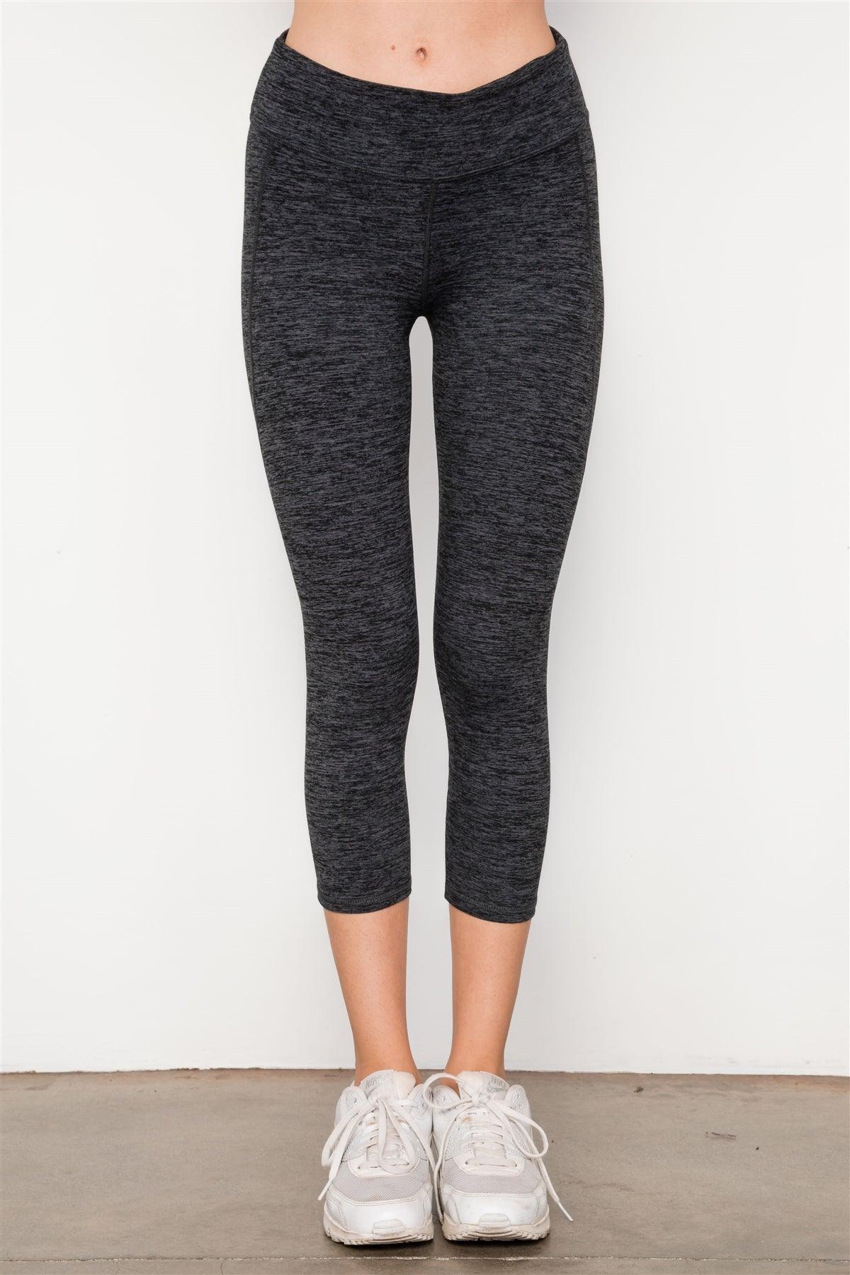 Grey Athletic Capri Leggings / 2-2-2