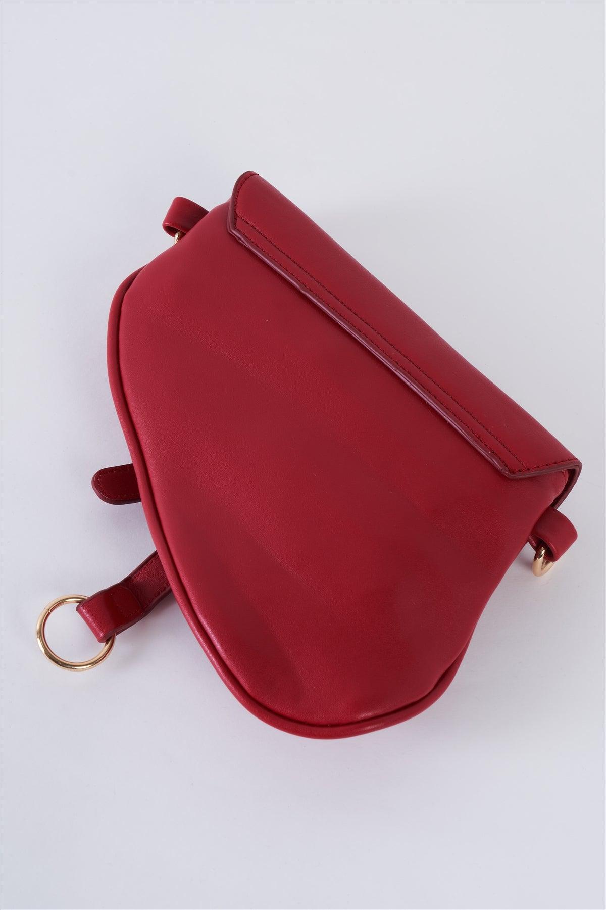 Apple Red Unique Retro Crossbody Handbag /3 Bags