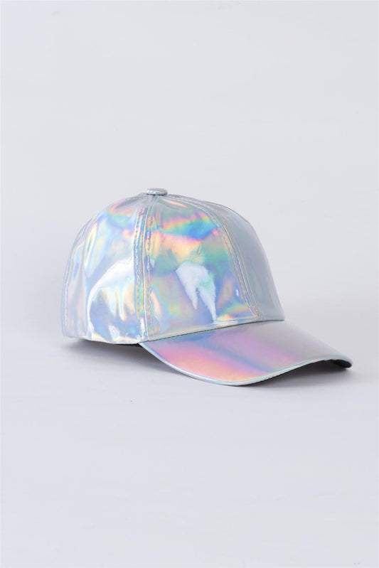 Holographic Baseball Cap With Adjustable Velcro Strap /6 Hats