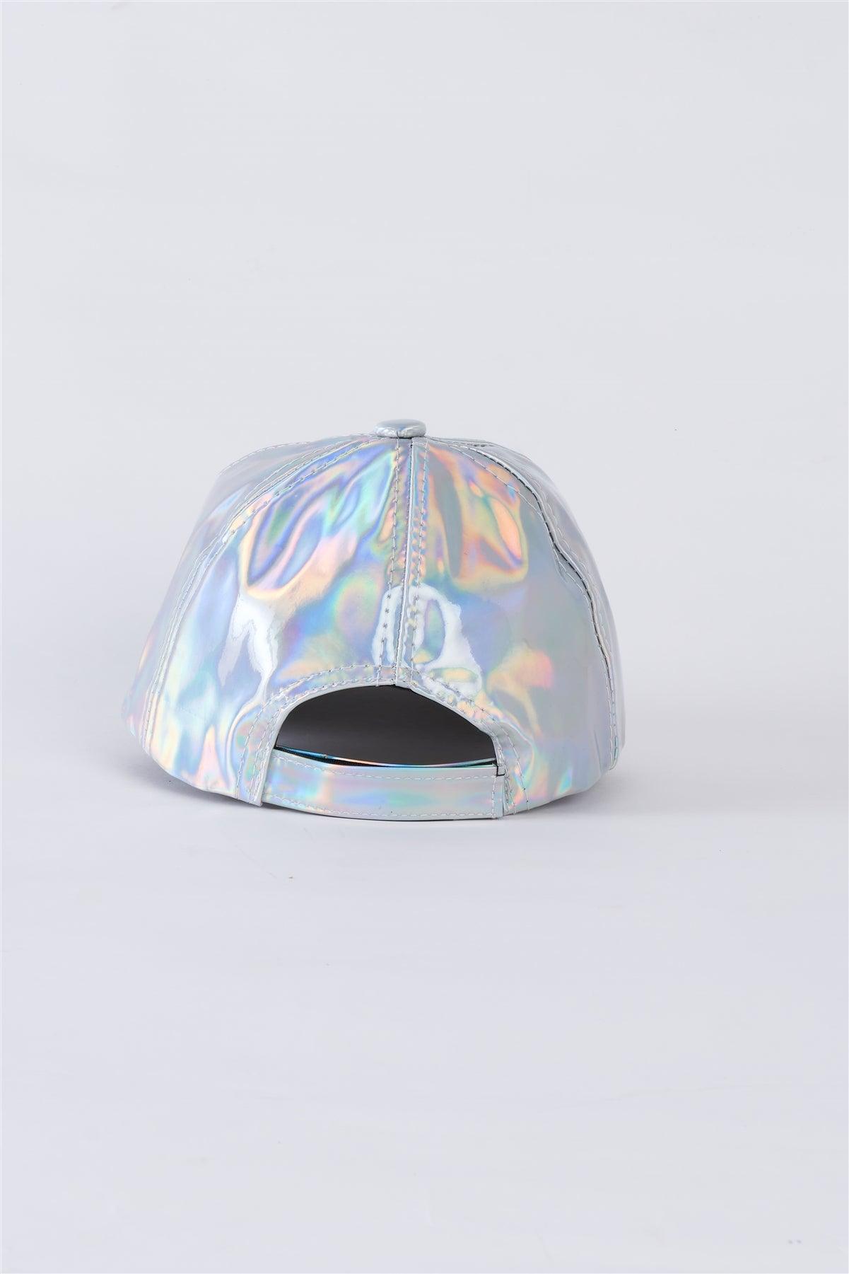 Holographic Baseball Cap With Adjustable Velcro Strap /6 Hats