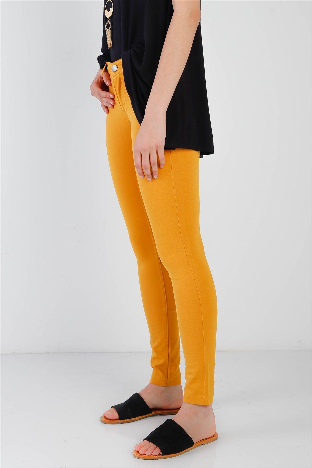 Mustard Mid Rise Skinny Pants /2-2-2