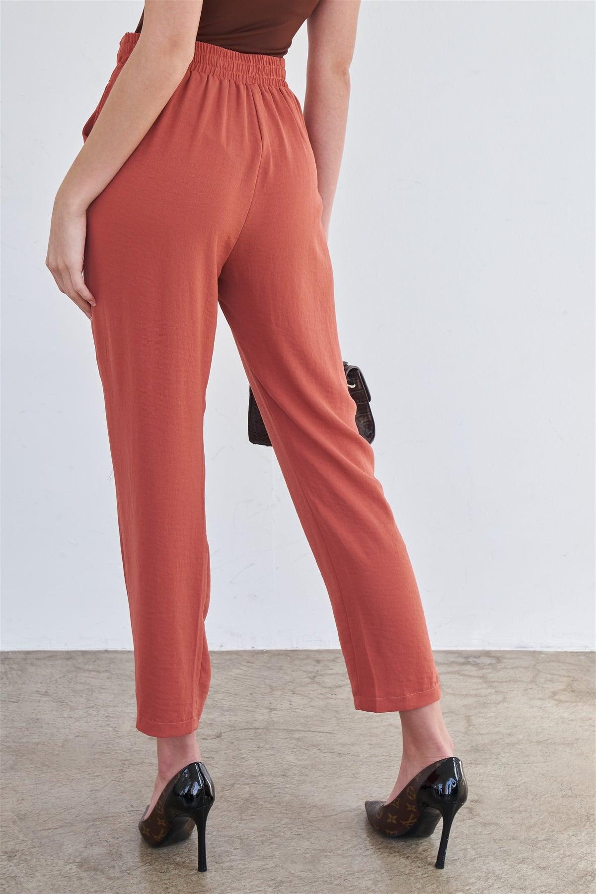 Casual Wide Leg Ankle Pant