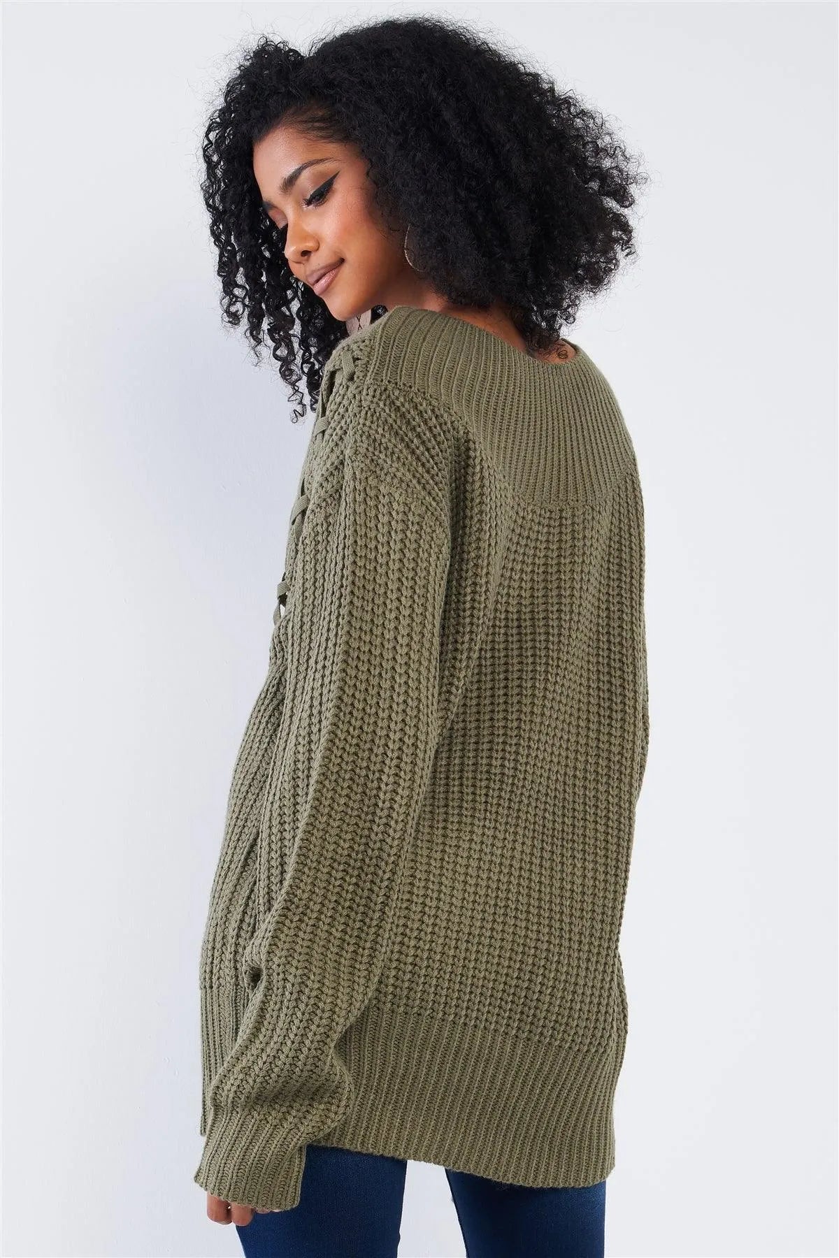 Olive green cable knit cardigan best sale